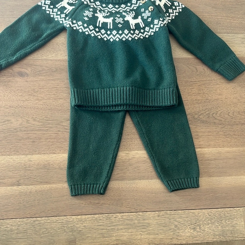 Starting Out Long Sleeve Fair Isle Sweater and Pants | 18 months